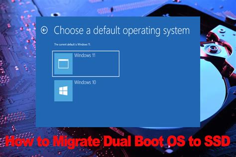 dual boot to ssd migration